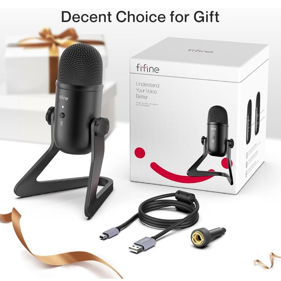USB Podcast Microphone for Recording Streaming Gaming PC Mac PS4 TikTok YouTube - Picture 1 of 7